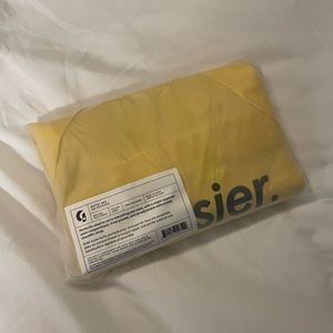 NWT Glossier duffel bag yellow
